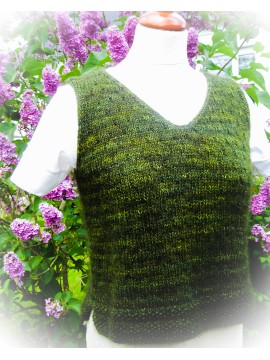 RAKLA opskrift garn, sommervest Merino Angelhair